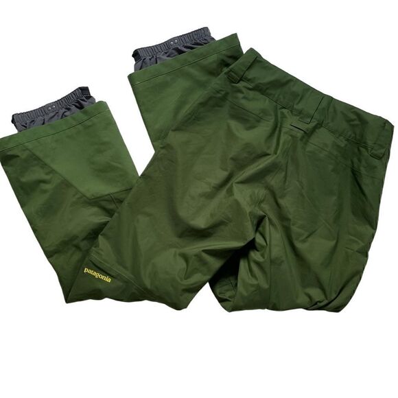 𝅺PATAGONIA Snowshot Snowpants Olive Green Pants - Picture 15 of 15